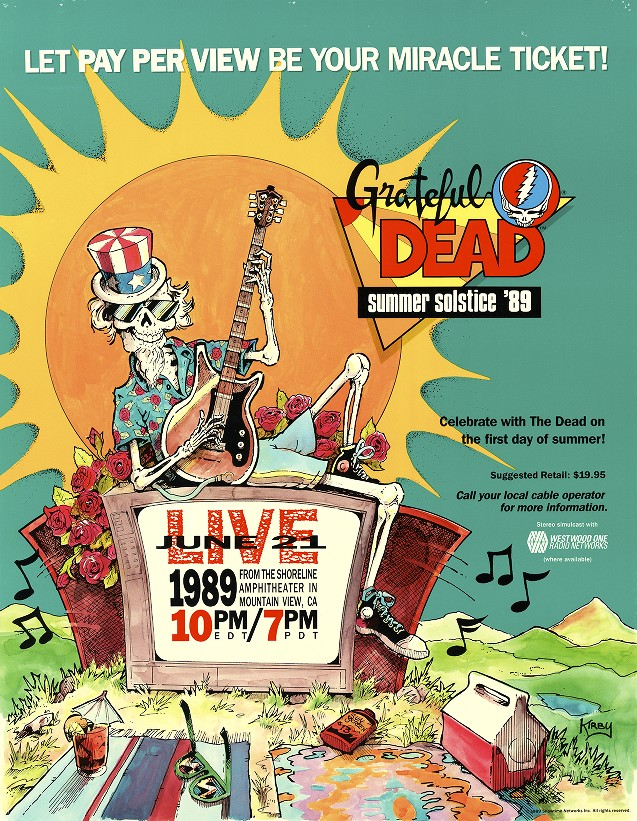 The Grateful Dead's June 21, 1989 from the Shoreline Amphitheatre is Don's Pick
