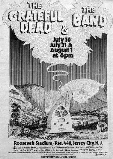Don's Pick is Jerry Garcia's 31st Birthday, Roosevelt Stadium in Jersey City